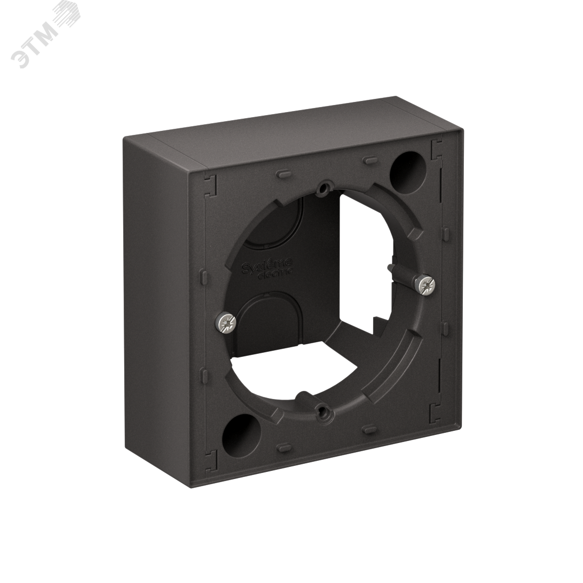 Изображение товара Коробка для наружного монтажа AtlasDesign БАЗАЛЬТ 84x84x35 мм Systeme Electric