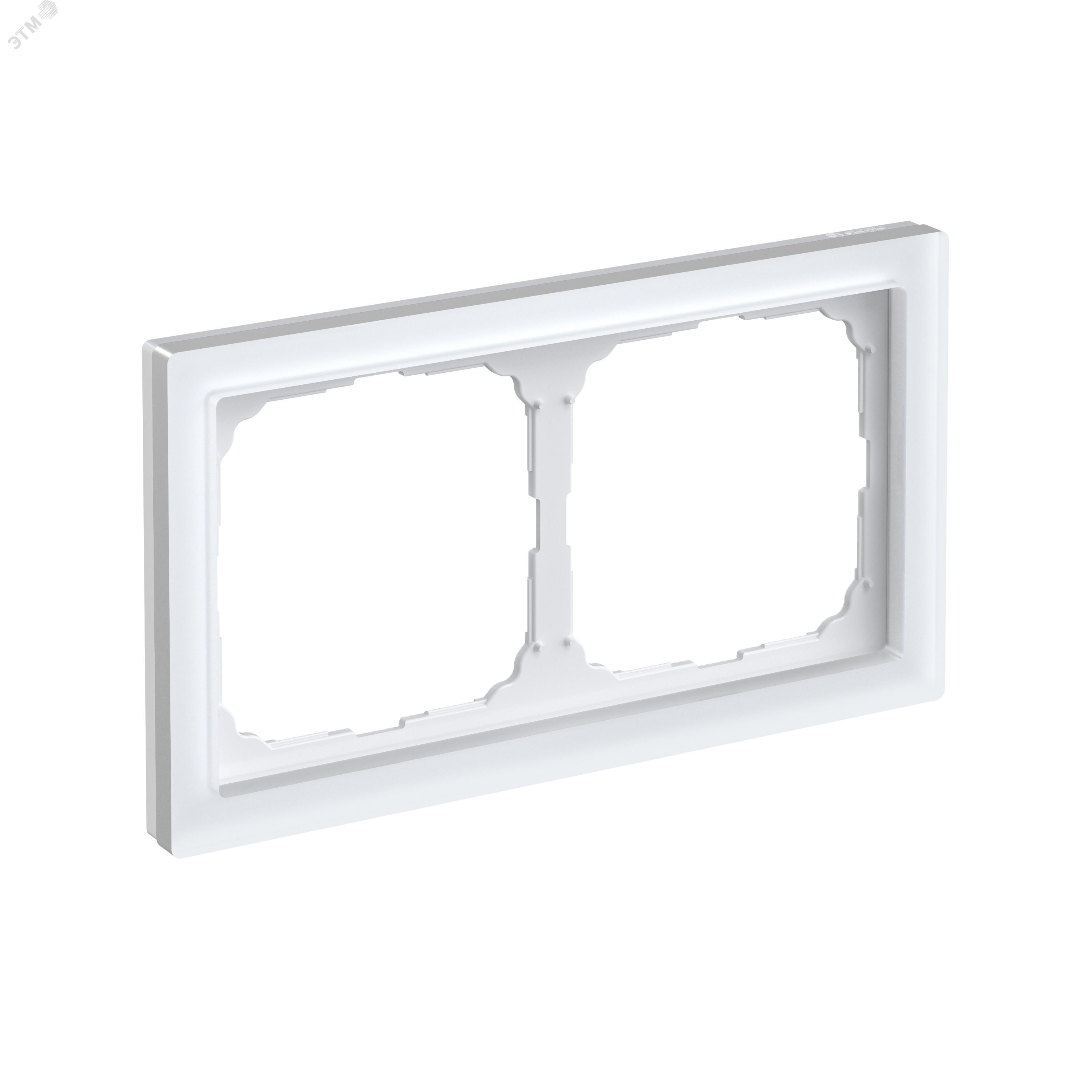 Изображение товара ARTGALLERY PURE 2-постовая рамка из матового органического стекла белого цвета