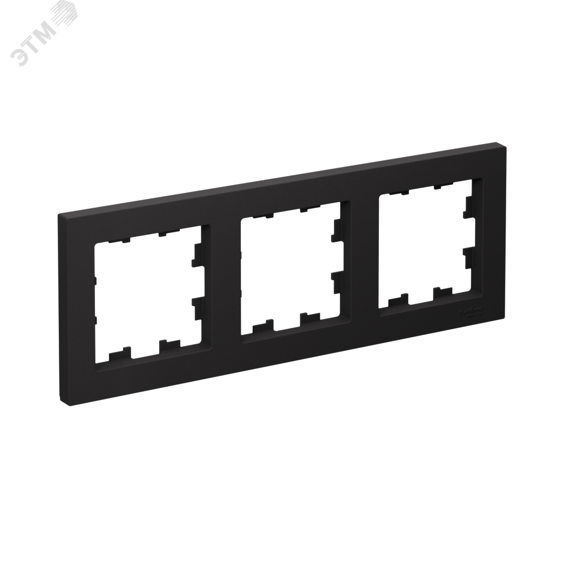 Изображение товара Рамка трехпостовая ATLASDESIGN карбон от Systeme Electric