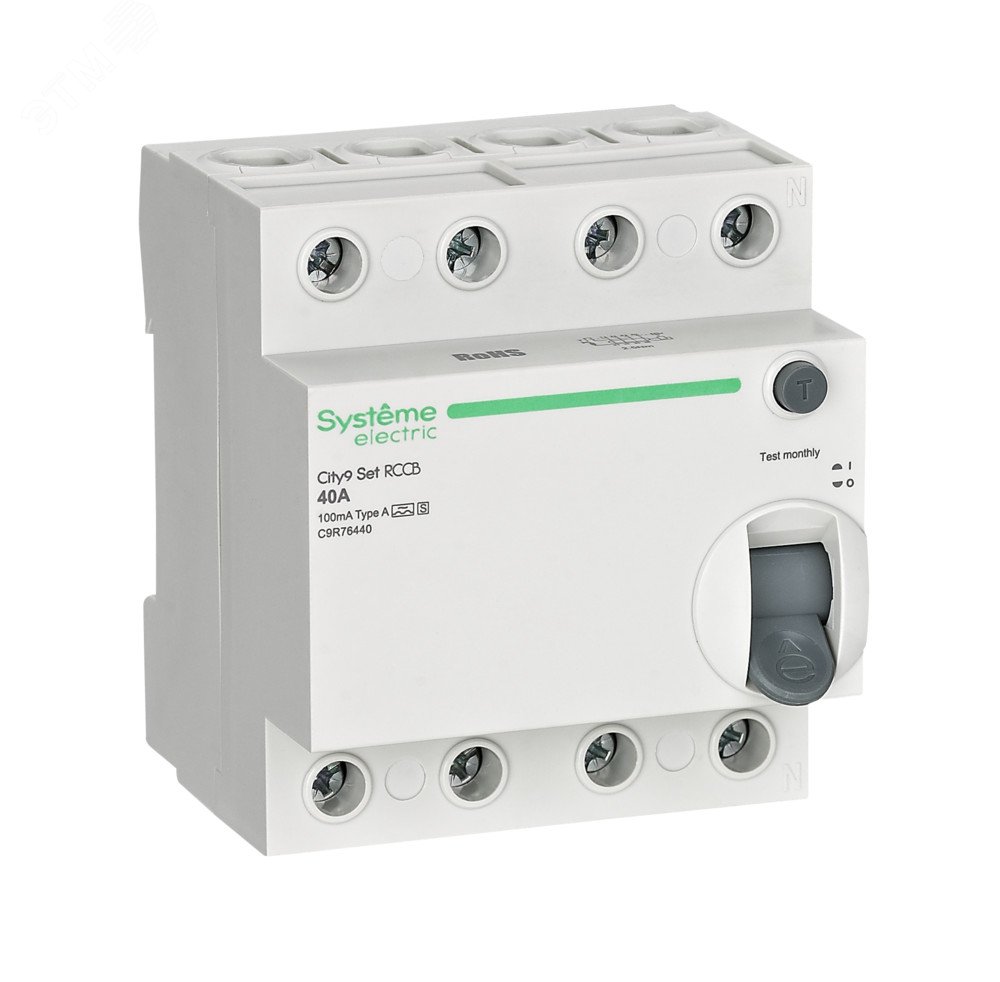 Изображение товара Селективный выключатель дифференциального тока City9 Set 40А 4P 100мА