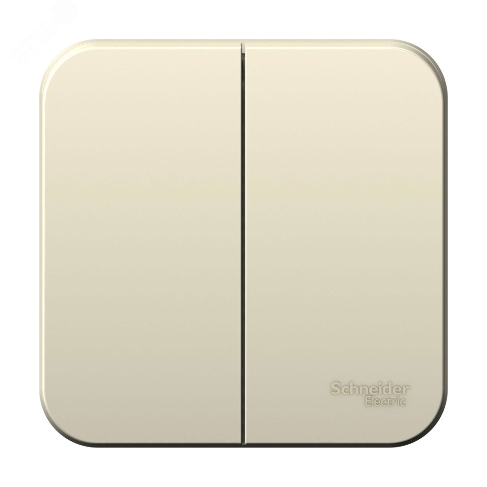 Изображение товара Выключатель двухклавишный Blanca SYSTEME ELECTRIC 250В IP20 молочный