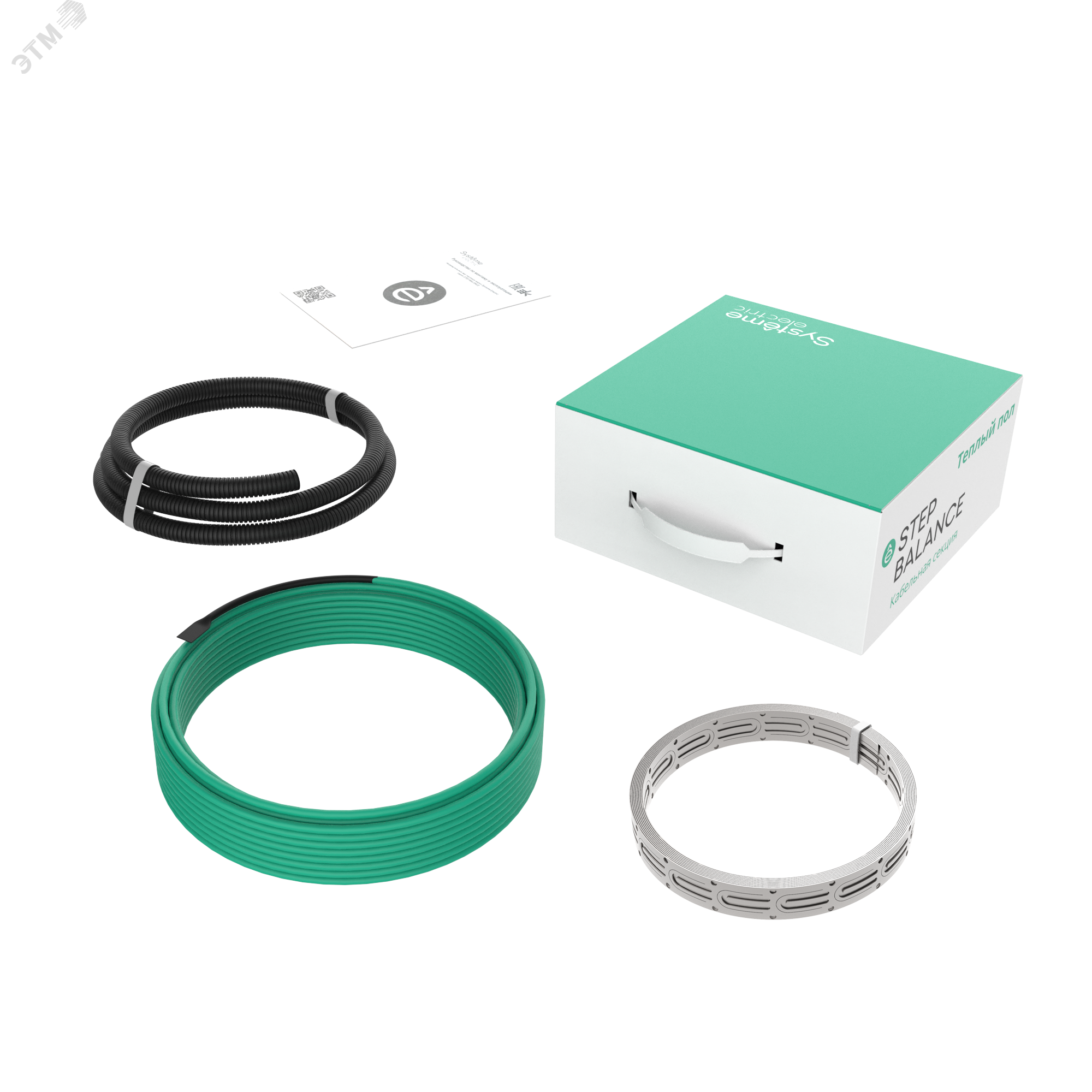 Изображение товара Теплый пол кабельная секция SBC018038, мощность 18 Вт/м, 38 м, 684 Вт, система отопления