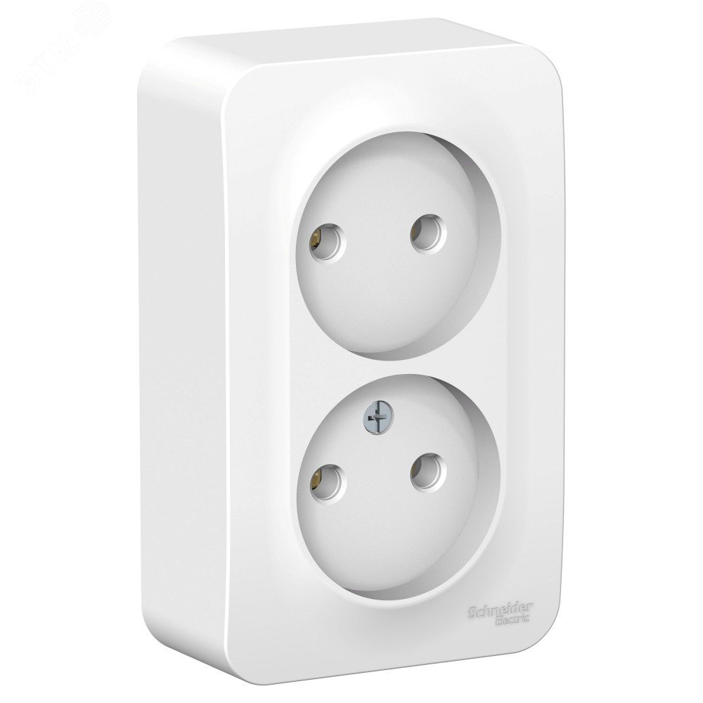 Изображение товара Наружная двухместная розетка Blanca 16A 250V без заземления IP20 для открытой установки