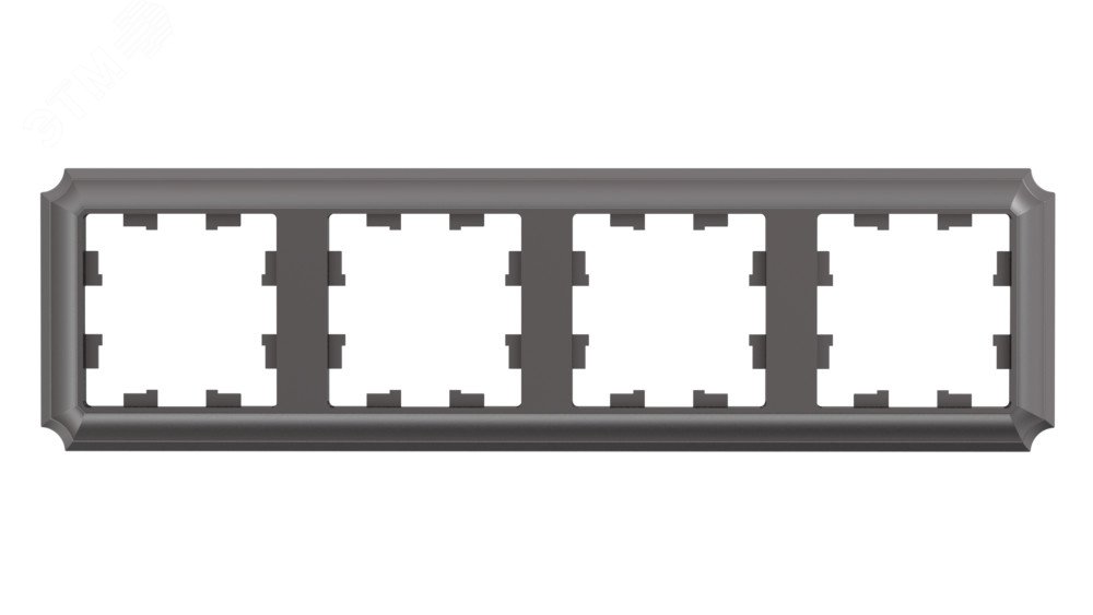 Изображение товара 4-постовая рамка ATLASDESIGN Antique мокко для электроприборов