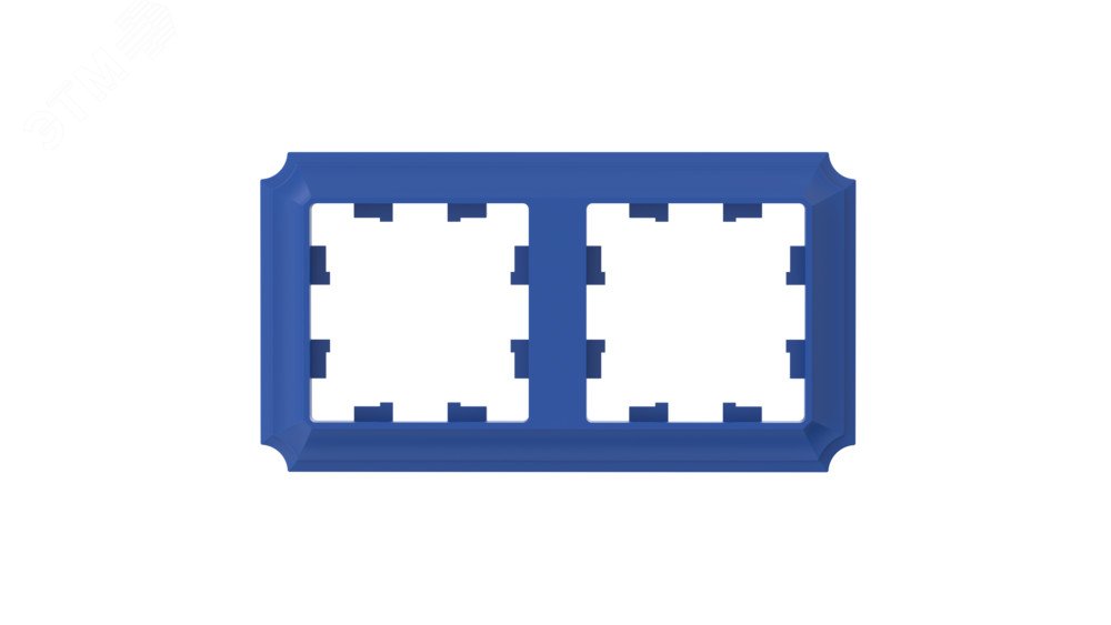 Изображение товара ATLASDESIGN ANTIQUE 2-постовая рамка аквамарин