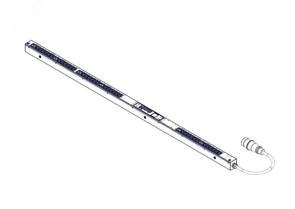 Блок распределения питания Uniprom. управляемый. 0U. 400В. 3Ф. 16A ...