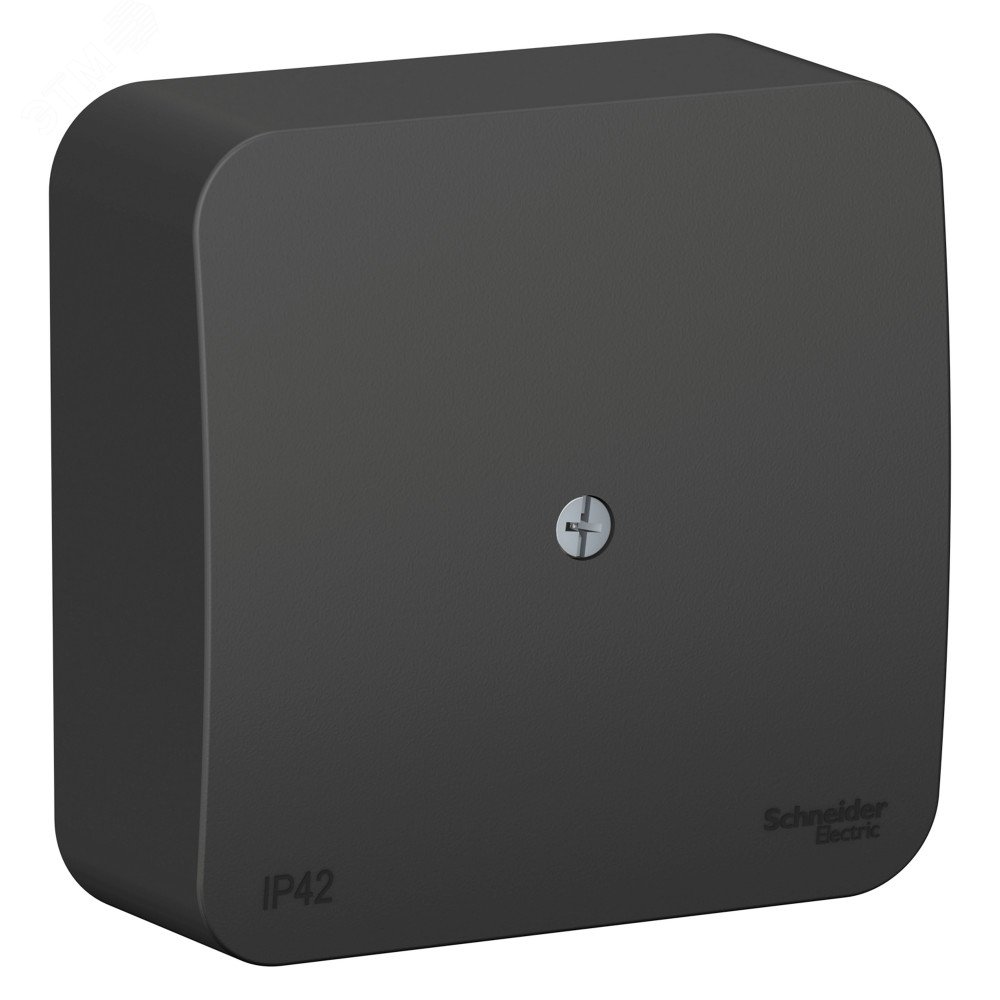 Изображение товара Коробка распределительная Blanca антрацит 75x75x30 мм IP42 Systeme Electric