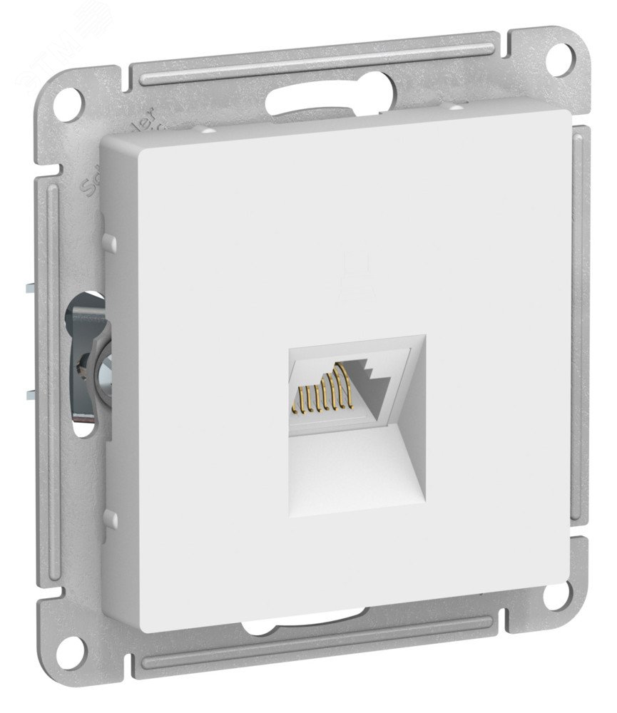 Изображение товара Розетка RJ45 категории 5е серии AtlasDesign Systeme Electric белая