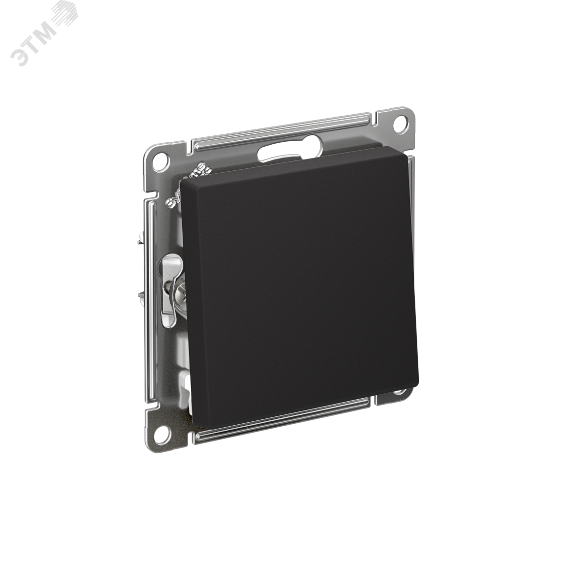 Изображение товара Выключатель одноклавишный ATLASDESIGN 1-клавишный карбон 10А IP20