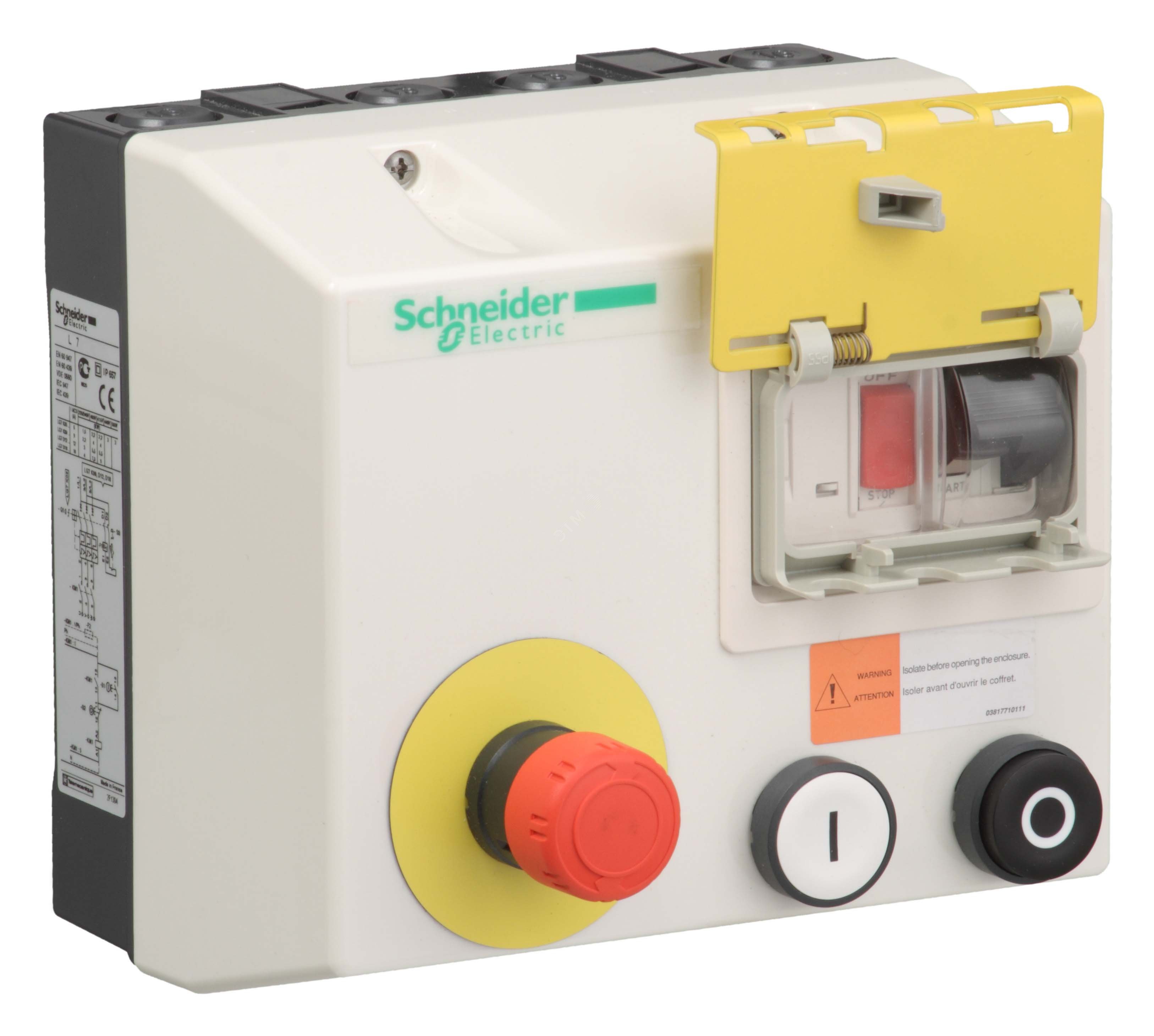 Пускатель в корпусе 6…10A встроенный трансформатор Schneider Electric ...
