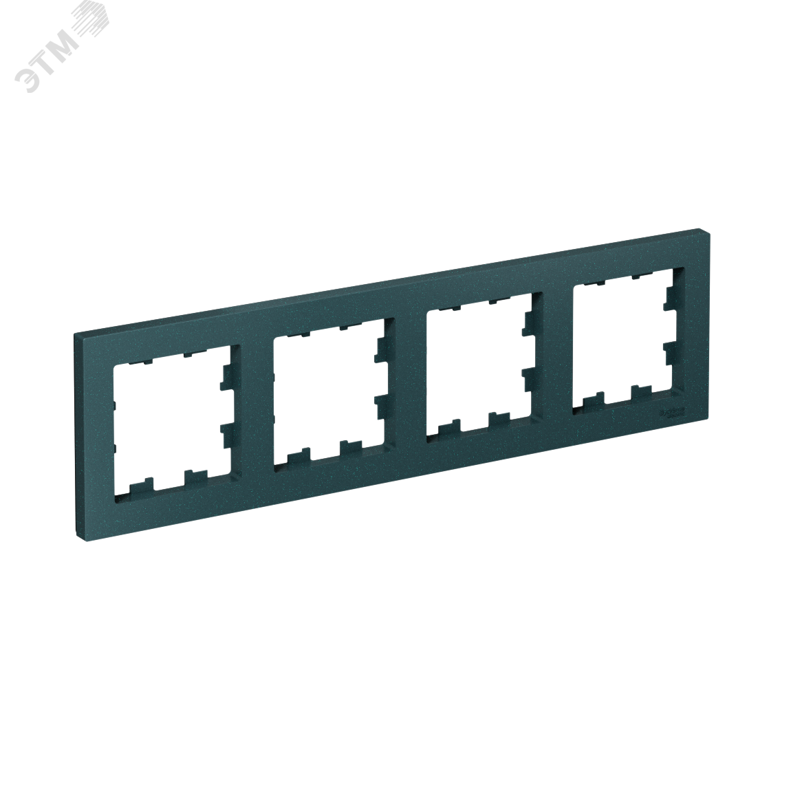 Изображение товара Рамка четырехпостовая ATLASDESIGN изумруд 4 поста из ABS для электроустановочных изделий
