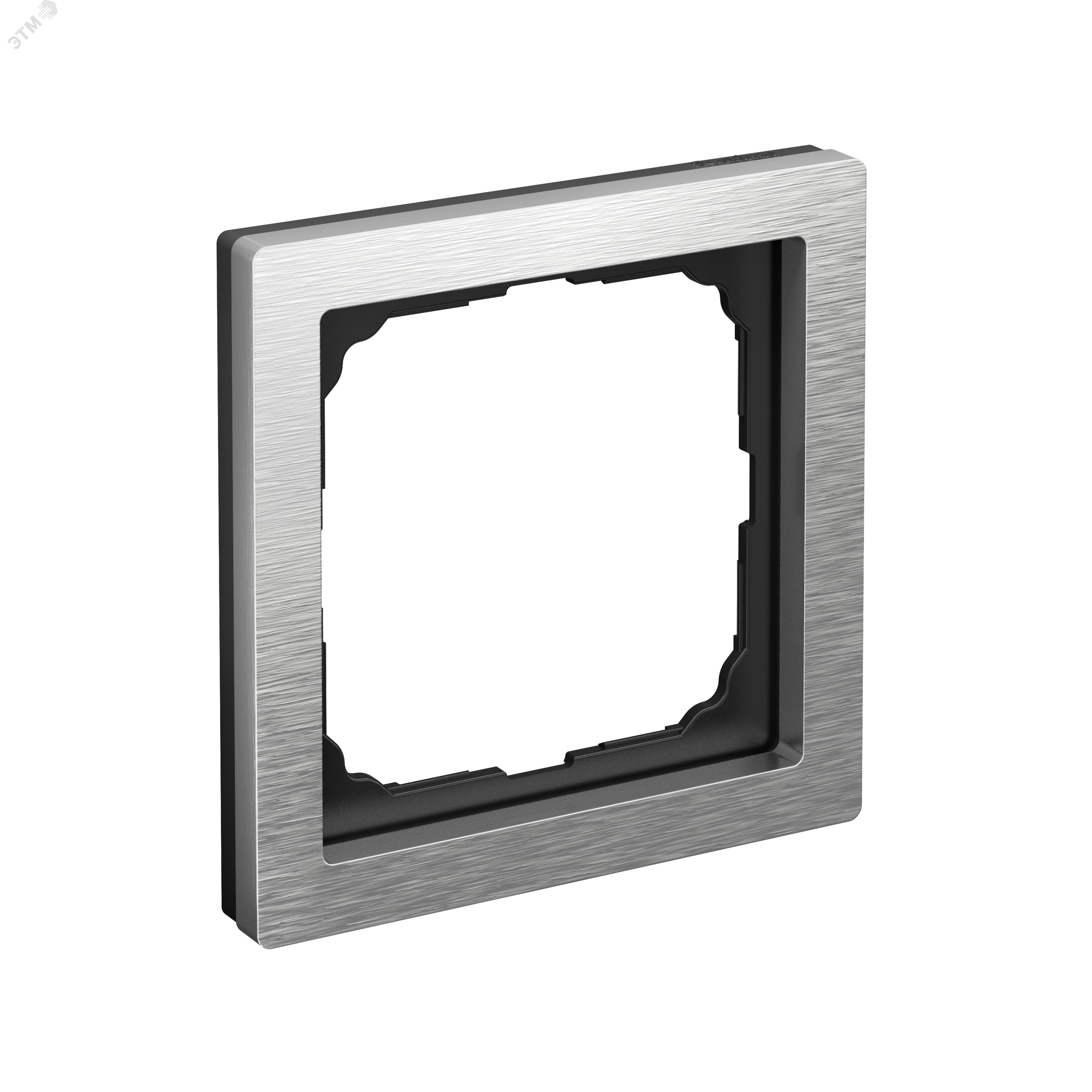 Изображение товара Рамка из металла Алюминий 1-постовая для современных интерьеров