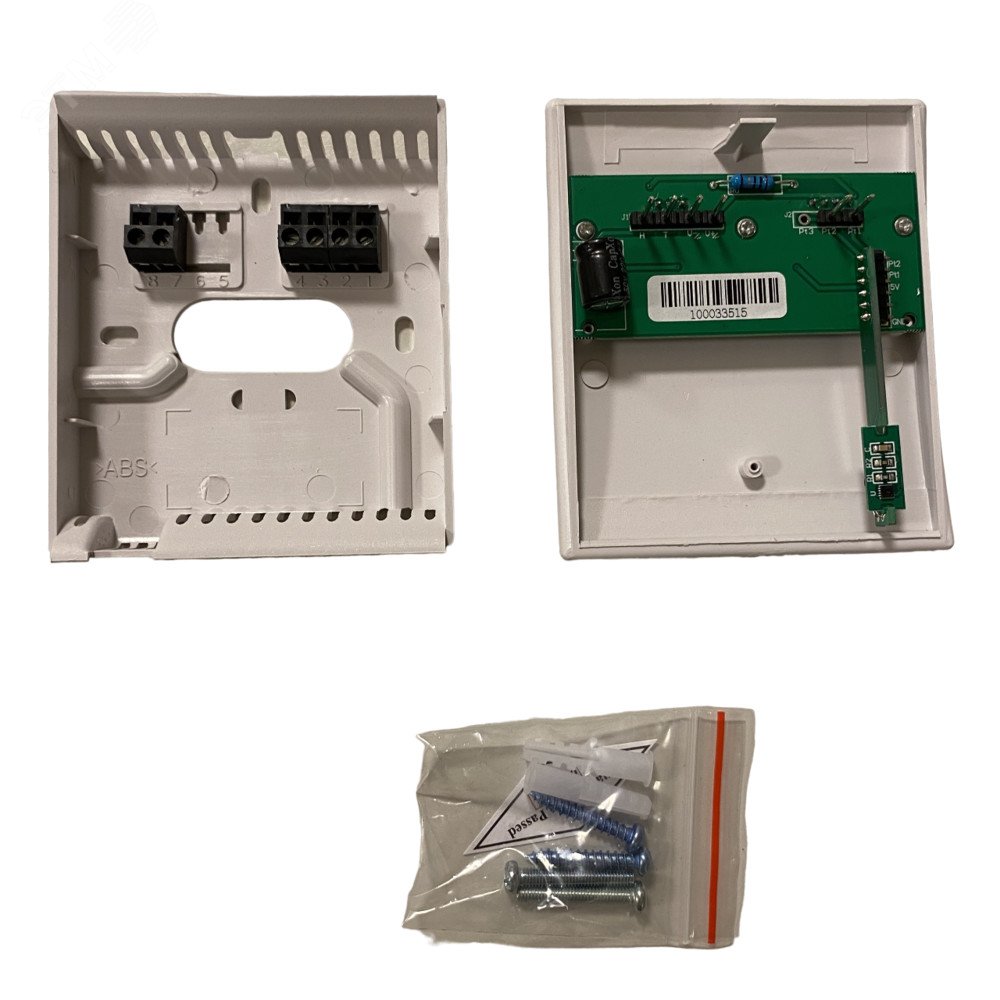 Изображение товара Датчик влажности и температуры комнатный 0-10 В NTC10K 15-35 В IP30