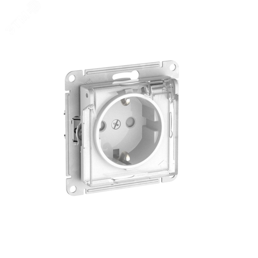 Изображение товара Розетка с заземлением AtlasDesign Aqua 16А IP44 белая Schneider Electric
