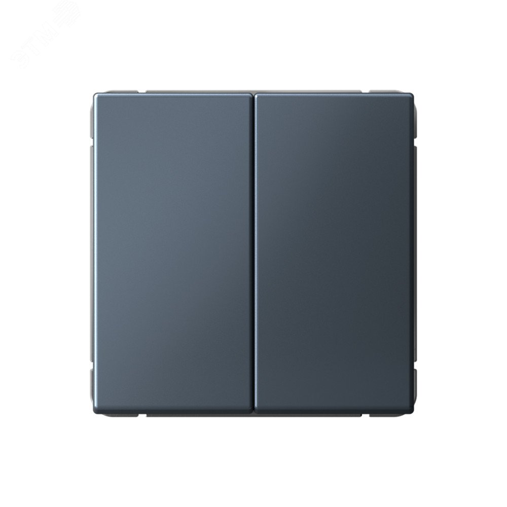 Изображение товара ARTGALLERY 2-клавишный выключатель кнопочный, сх.2, 10А, механизм, грифель (шт)