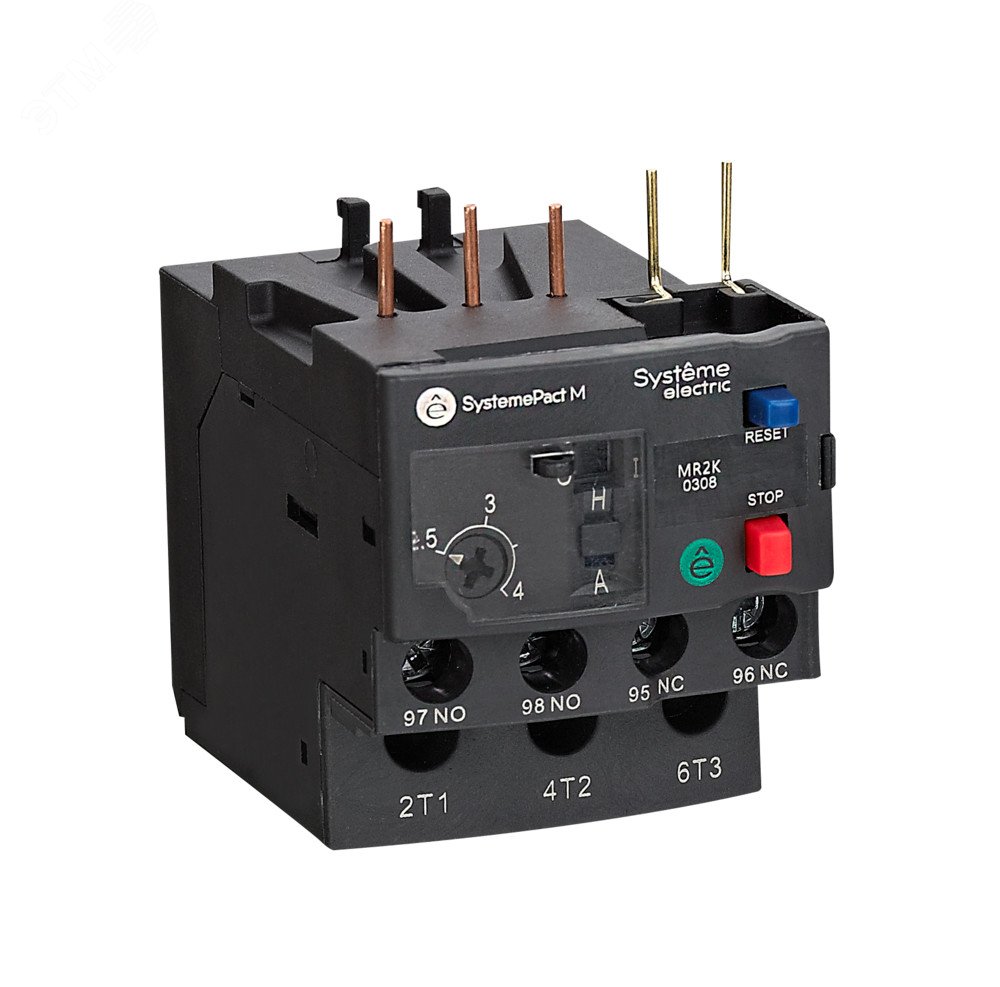 Изображение товара Тепловое реле перегрузки MR2K 0,16-0,25 A от Systeme Electric