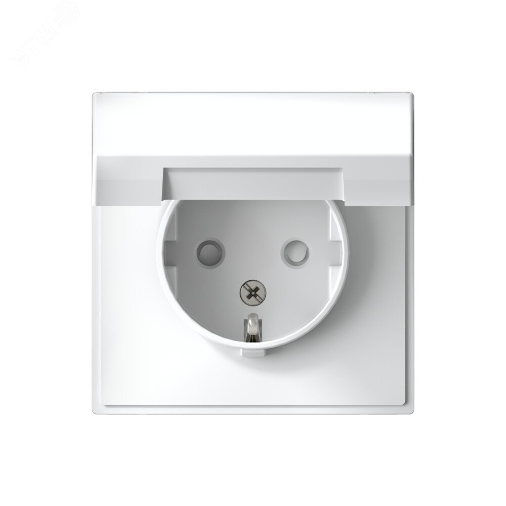 Изображение товара Розетка с заземлением ArtGallery белая 16А IP20 Systeme Electric