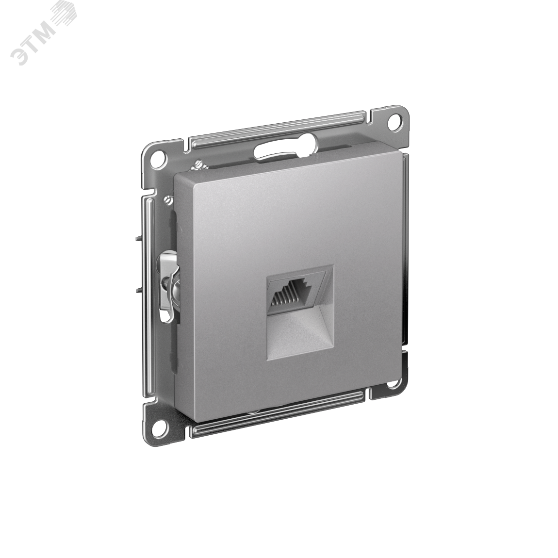 Изображение товара ATLASDESIGN РОЗЕТКА компьютерная RJ45 категории 6A алюминий