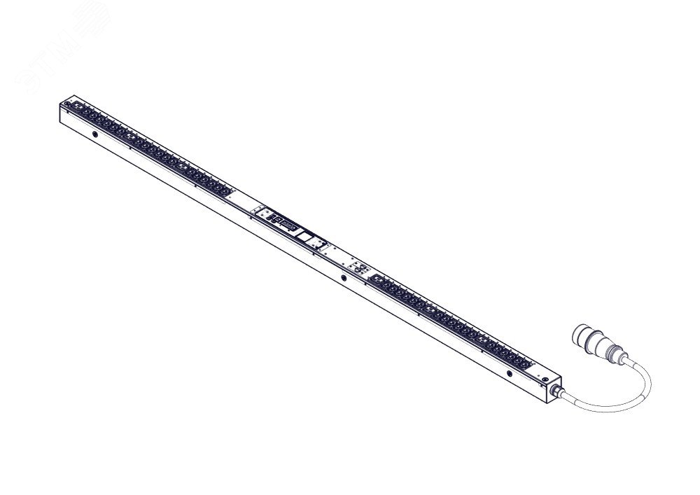 Блок распределения питания Uniprom. управляемый. 0U. 240В. 1Ф. 32A ...