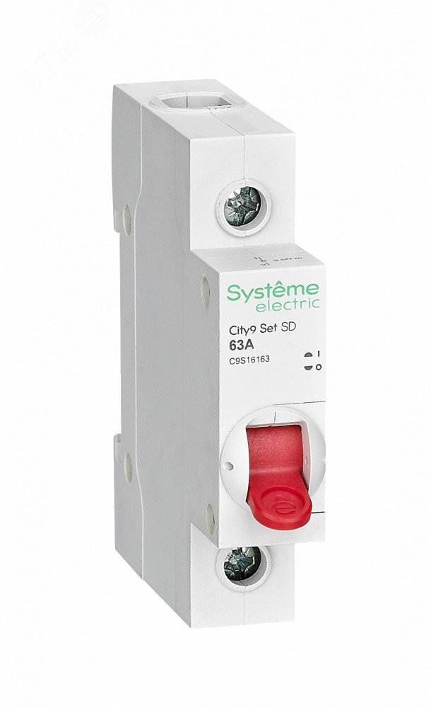 Изображение товара Выключатель нагрузки 1P 63А 230В City9 Set Systeme Electric