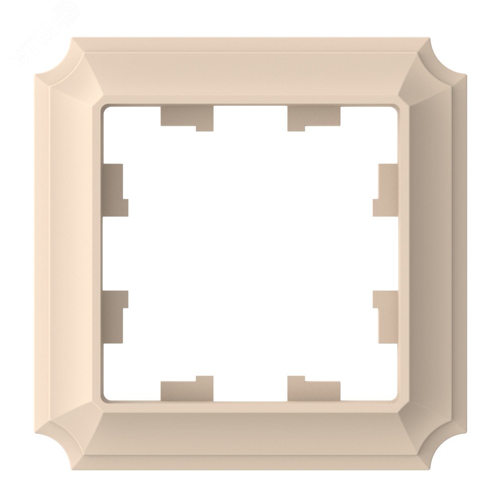 Изображение товара ATLASDESIGN ANTIQUE 1-постовая рамка, ПЕСОЧНЫЙ (шт)