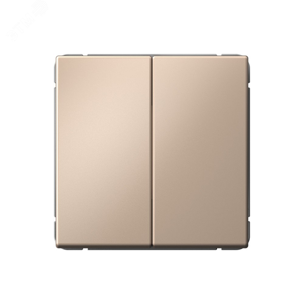 Изображение товара ARTGALLERY 2-клавишный переключатель 10А песочный быстрозажимной