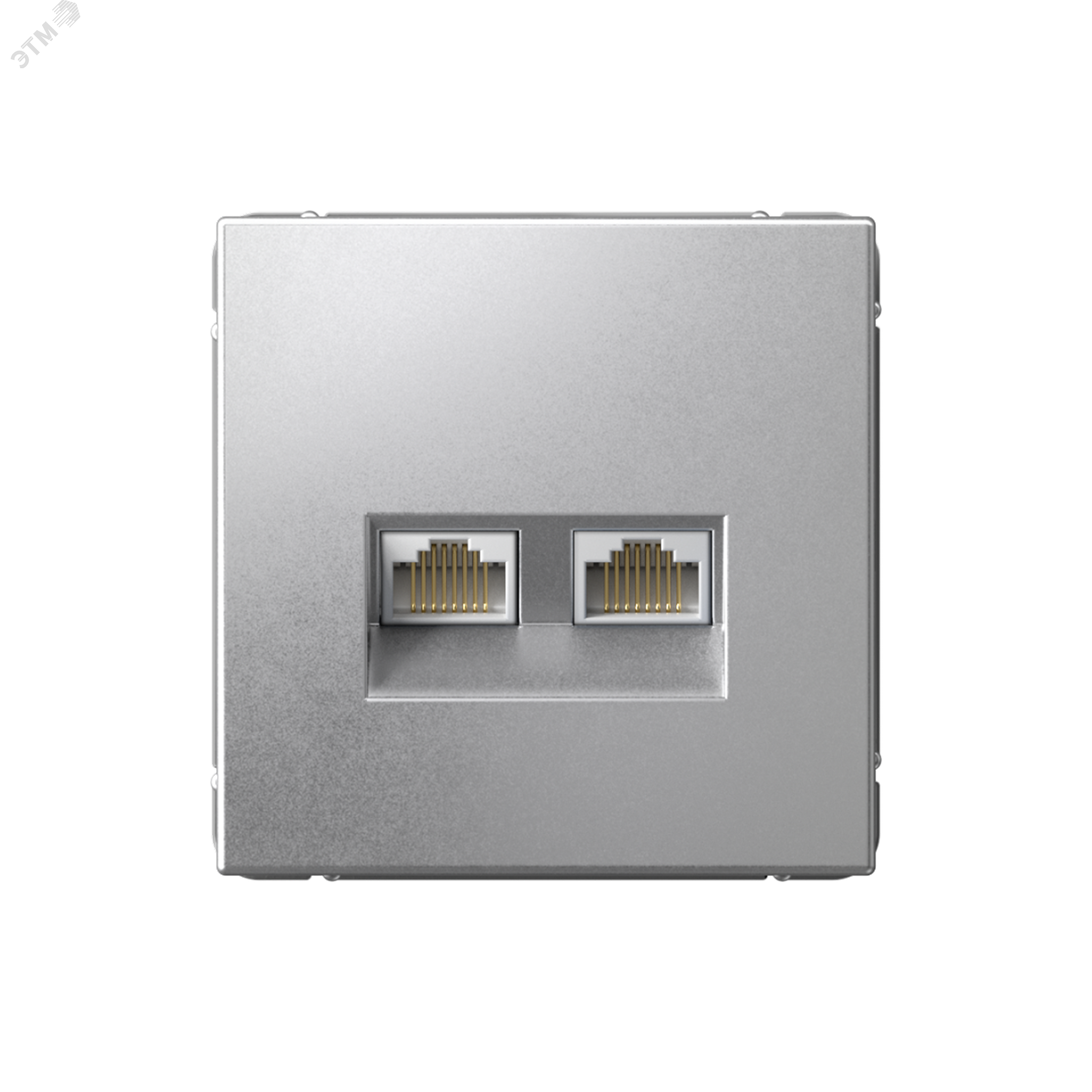 Изображение товара Двойная компьютерная розетка RJ45+RJ45 категория 5е серия ArtGallery Systems Electric