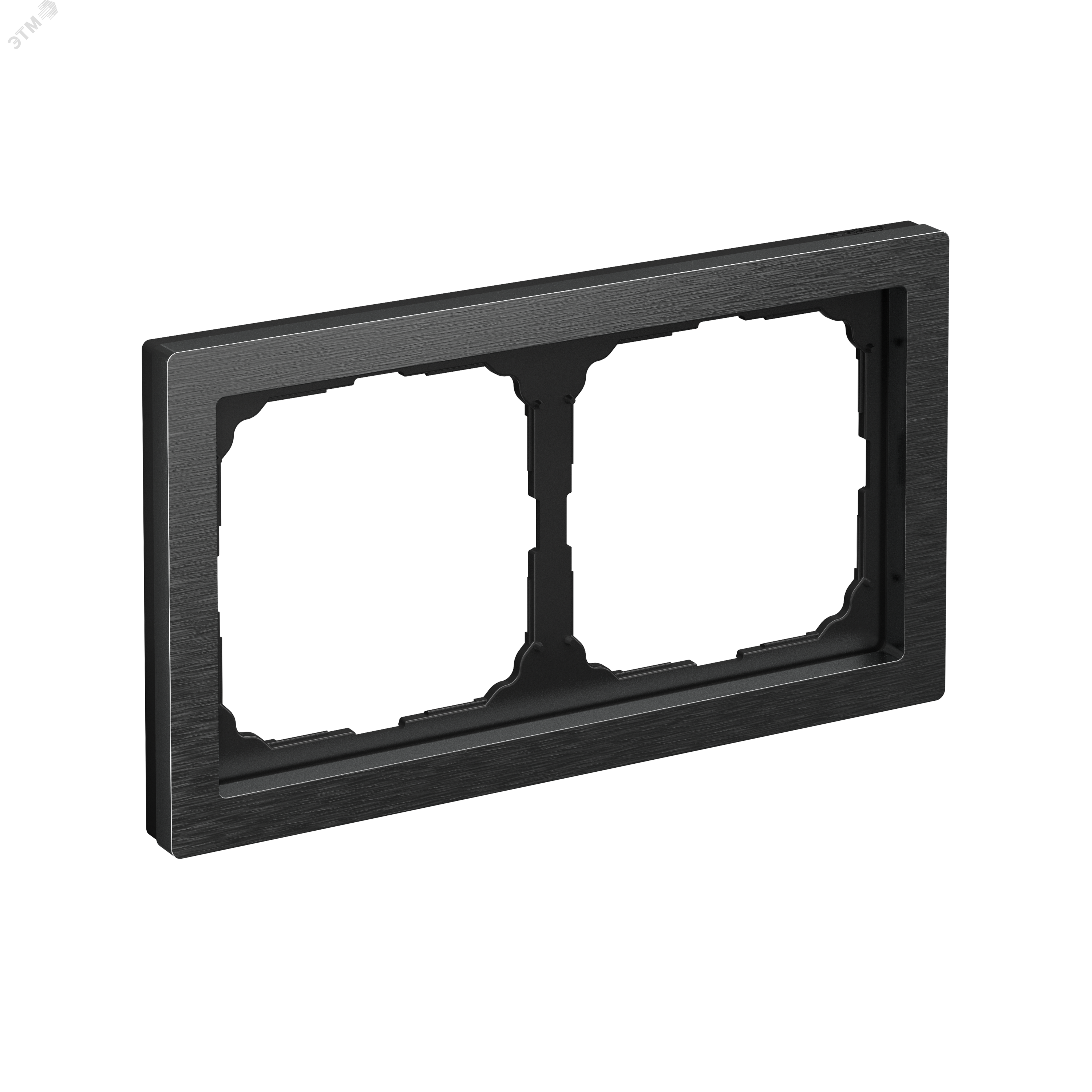 Изображение товара ARTGALLERY PURE 2-постовая рамка из металла цвета оникс