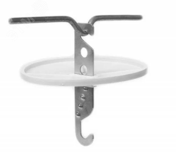 Изображение товара Розетка потолочная с удлиненной осью белая (шт)