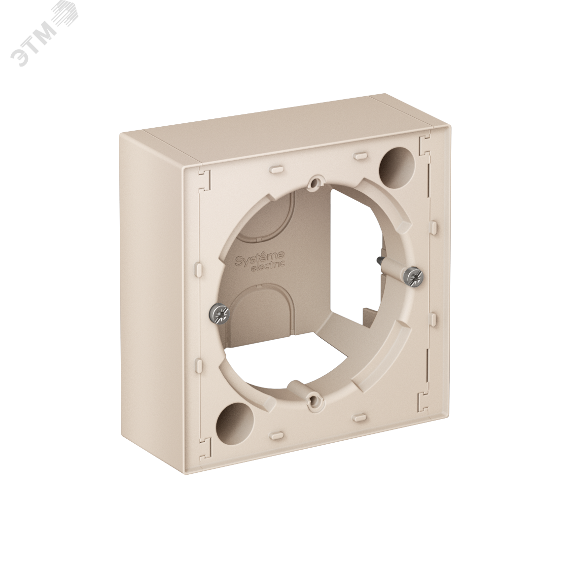 Изображение товара Коробка наружной установки Systeme Electric AtlasDesign бежевый 1 пост IP20