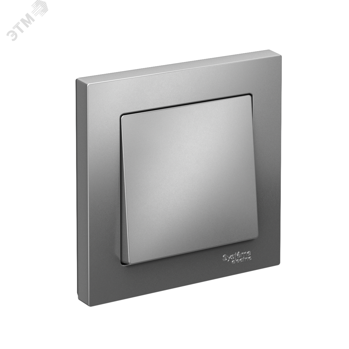 Изображение товара Выключатель одноклавишный ATLASDESIGN 10А в сборе сталь система Electric