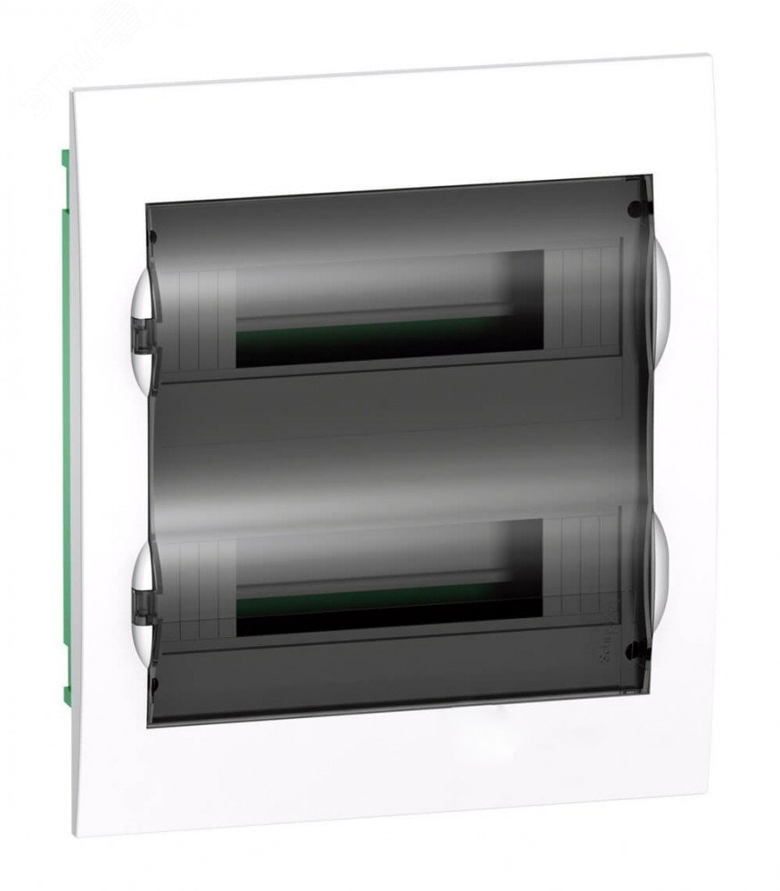 Щит распределительный встраиваемый белый City9 (ЩРв-П-24) дверь прозрачная на 24 модуля IP40 EZ9E212S2FRU Systeme Electric - превью 7