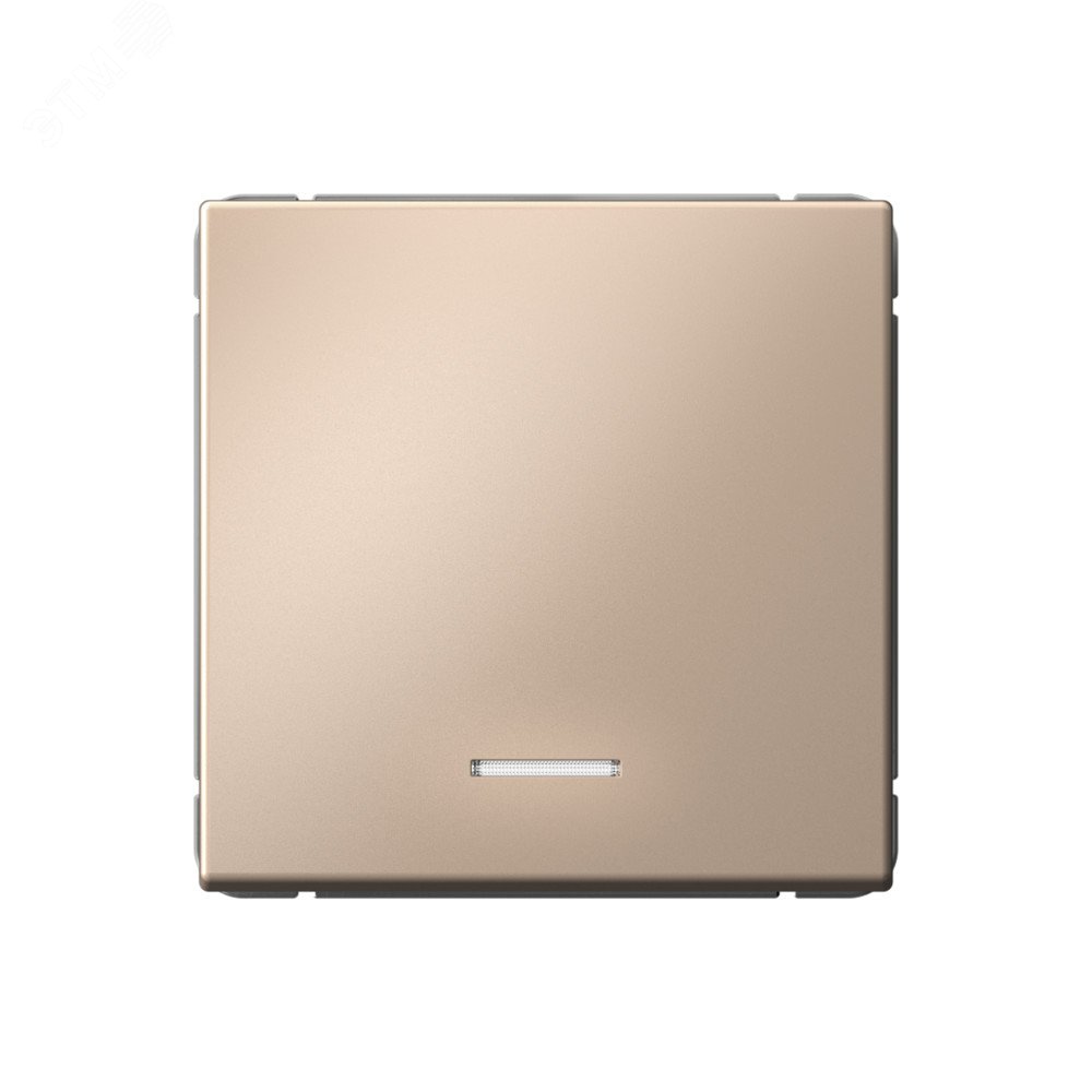 Изображение товара ARTGALLERY 1-клавишный выключатель с подсветкой, песочный, 10А, система Electric