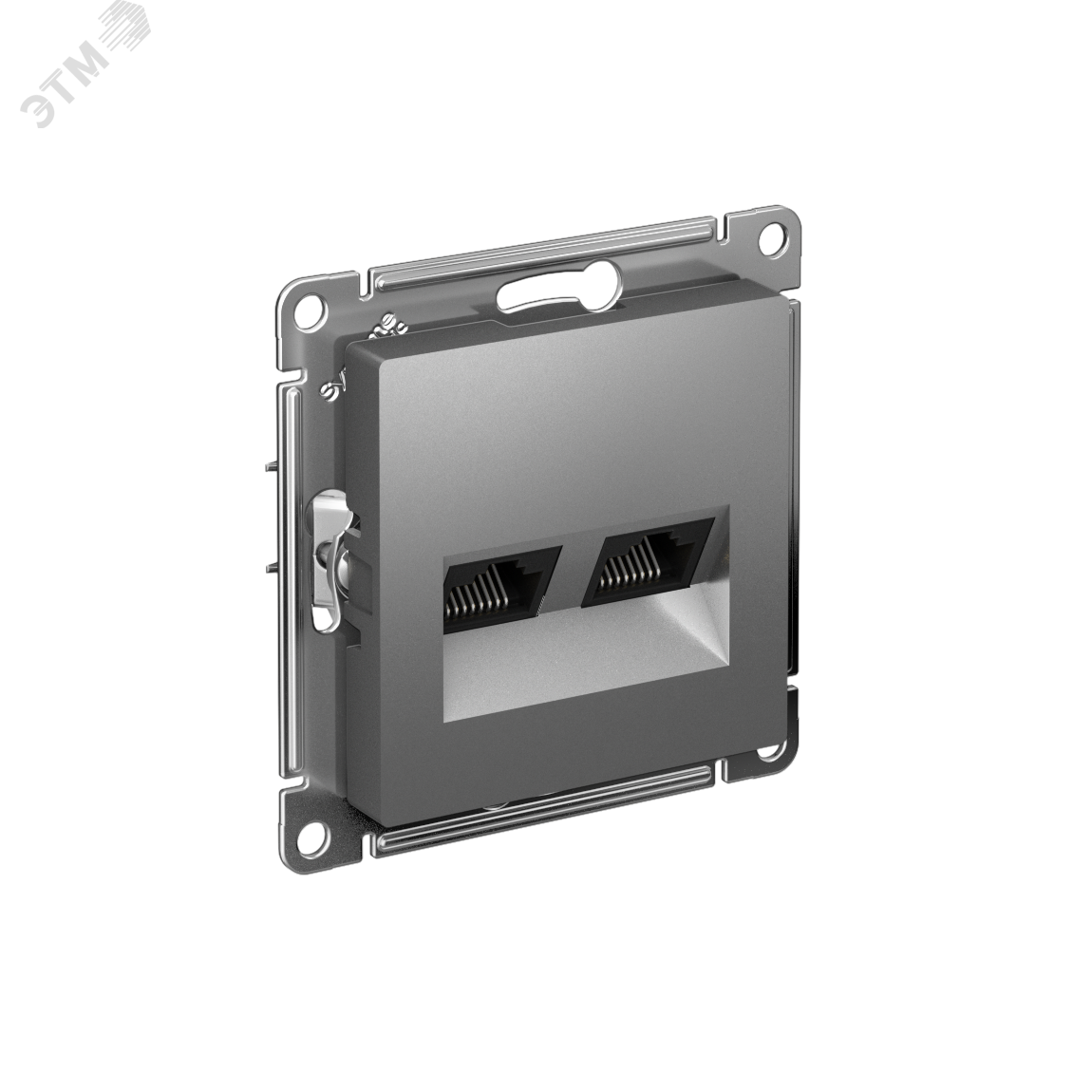 Изображение товара Двойная компьютерная розетка RJ45 категории 5E AtlasDesign IP20