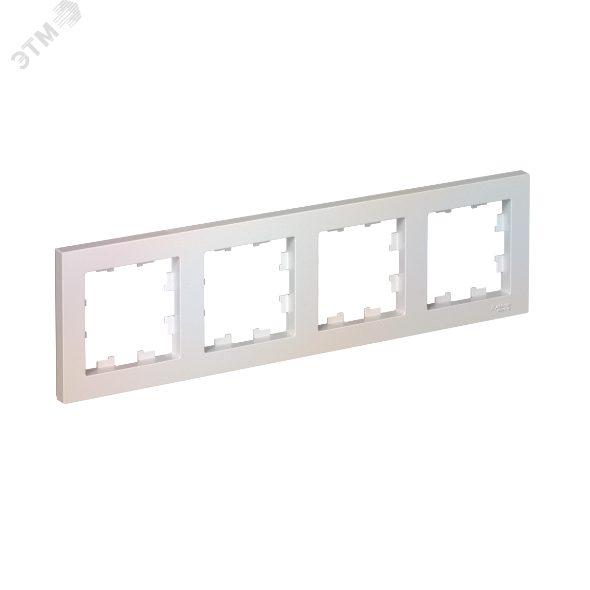 Изображение товара Рамка четырехпостовая ATLASDESIGN универсальная жемчуг Systeme Electric