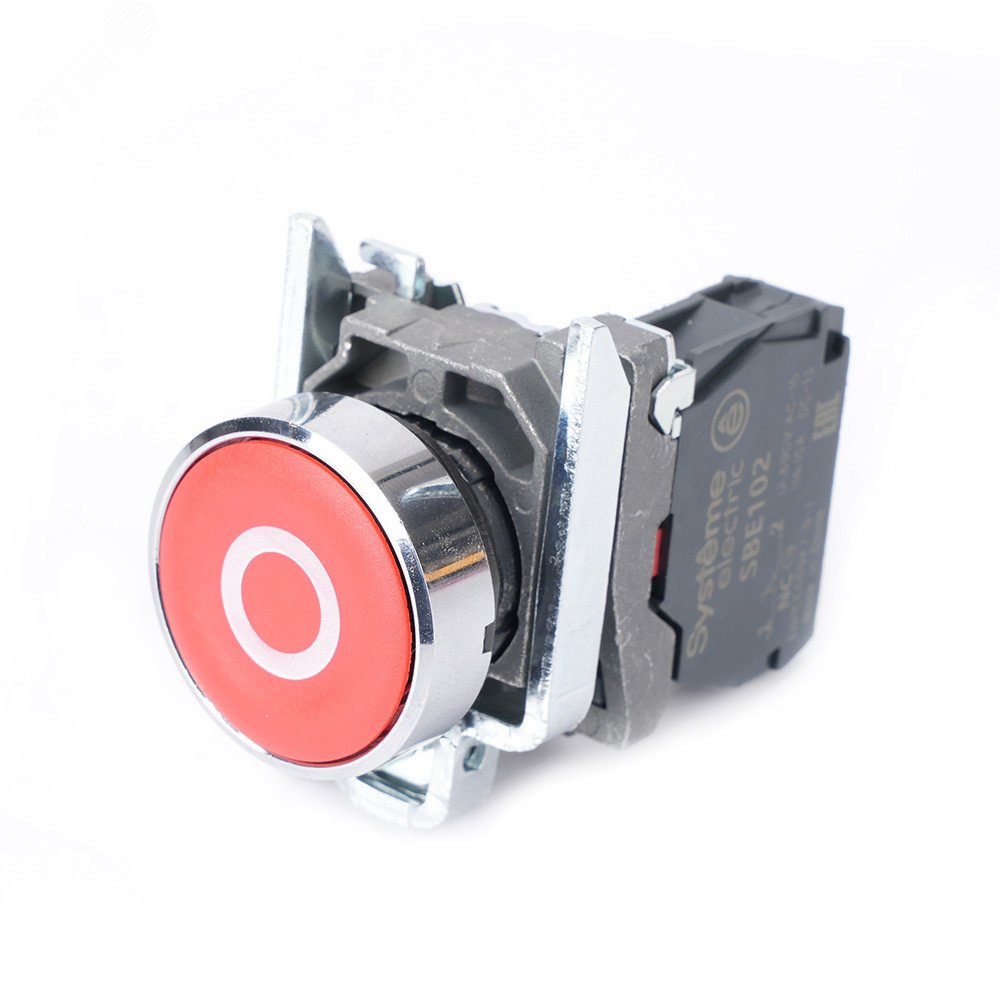 Изображение товара Кнопка модульная SB4 в сборе 22мм красная металлическая IP65