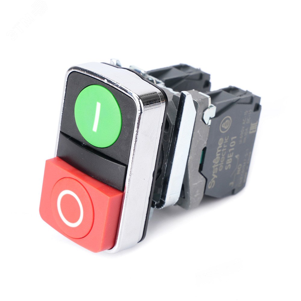 Изображение товара Кнопка двойная модульная SB4 22мм IP65 для автоматизации системаSig