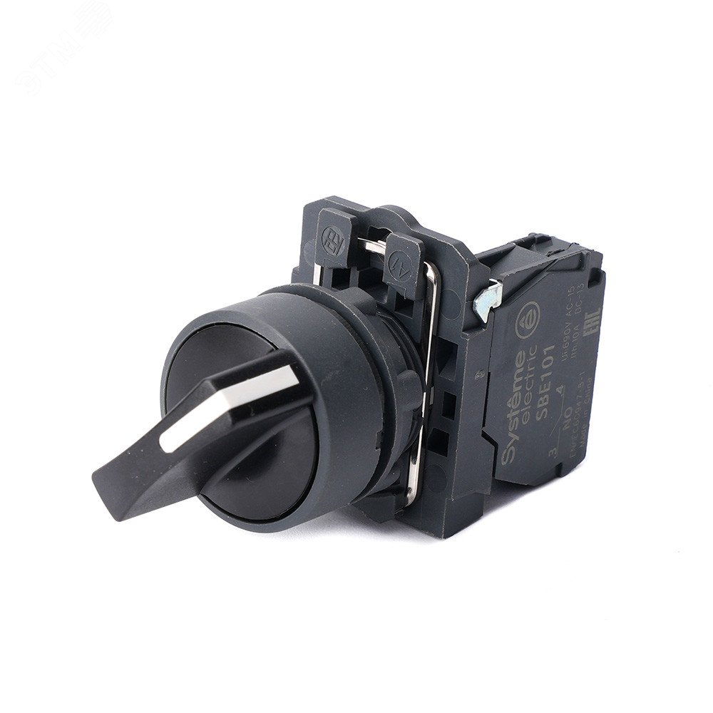 Изображение товара Переключатель SB5 модульный 22мм 2 позиции 1НО с фиксацией