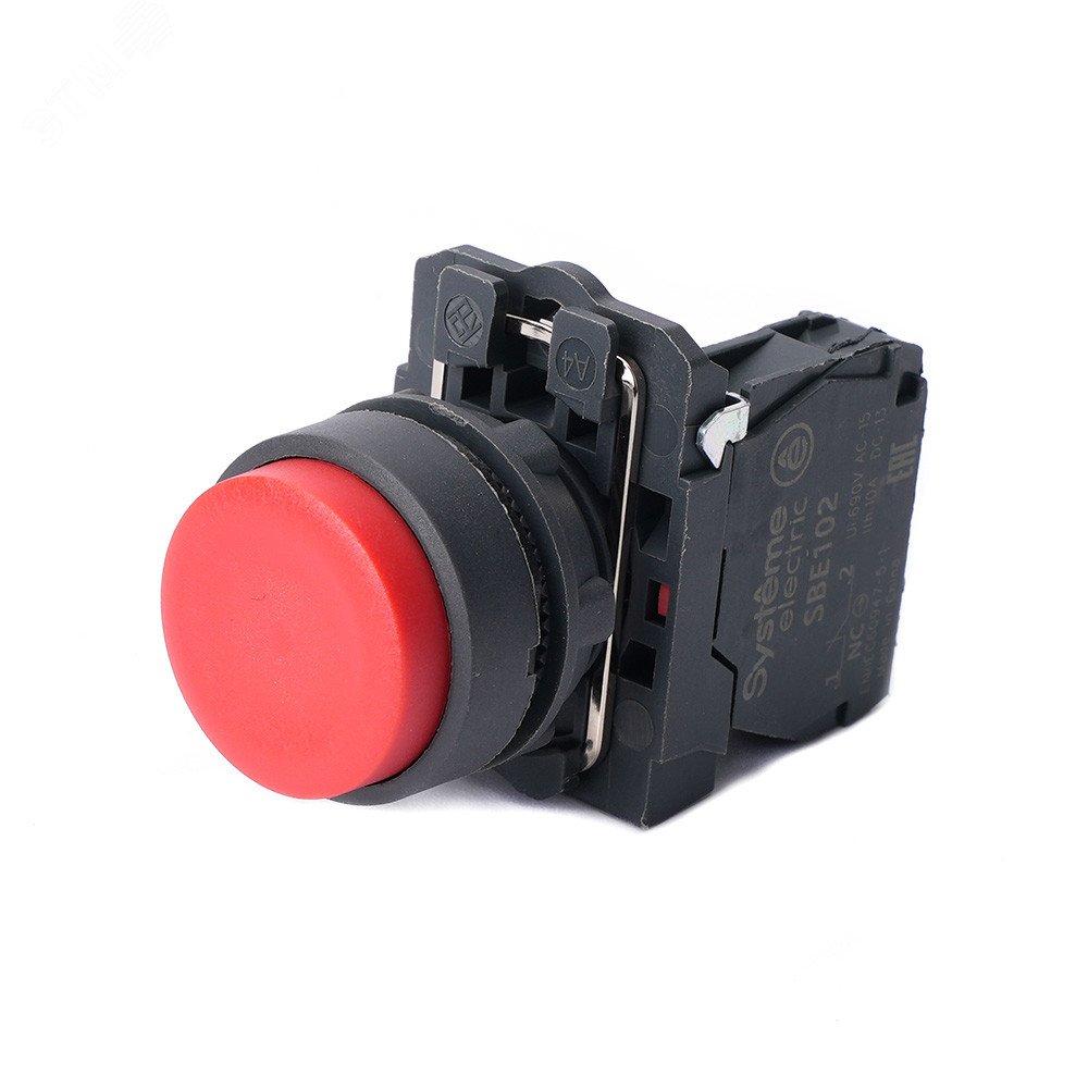 Изображение товара Кнопка SB5 модульная выступающая 22 мм красная IP65 без фиксации