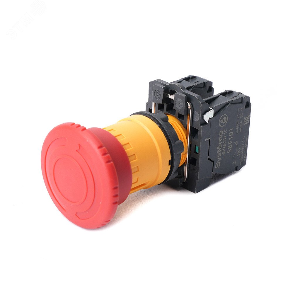 Изображение товара Кнопка аварийного останова SB5 в сборе 22мм 40мм