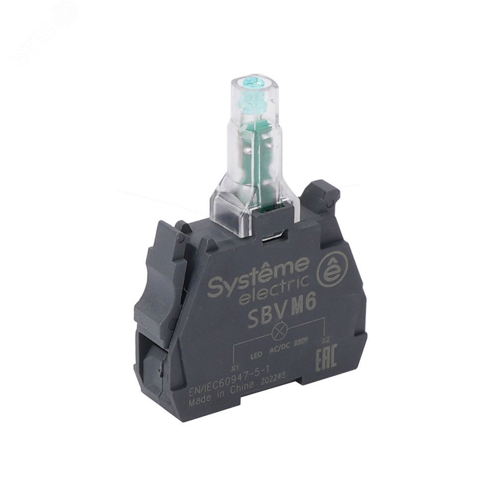 Изображение товара Световой блок синий LED 24В DC для промышленных систем