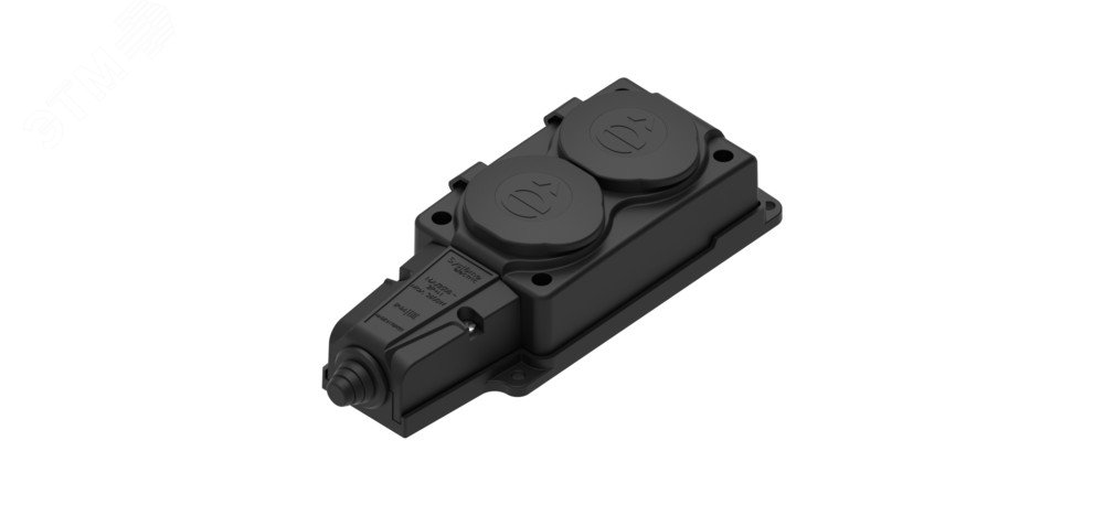 Изображение товара Колодка каучуковая для сборки удлинителей 2К+З IP44 16А 250В