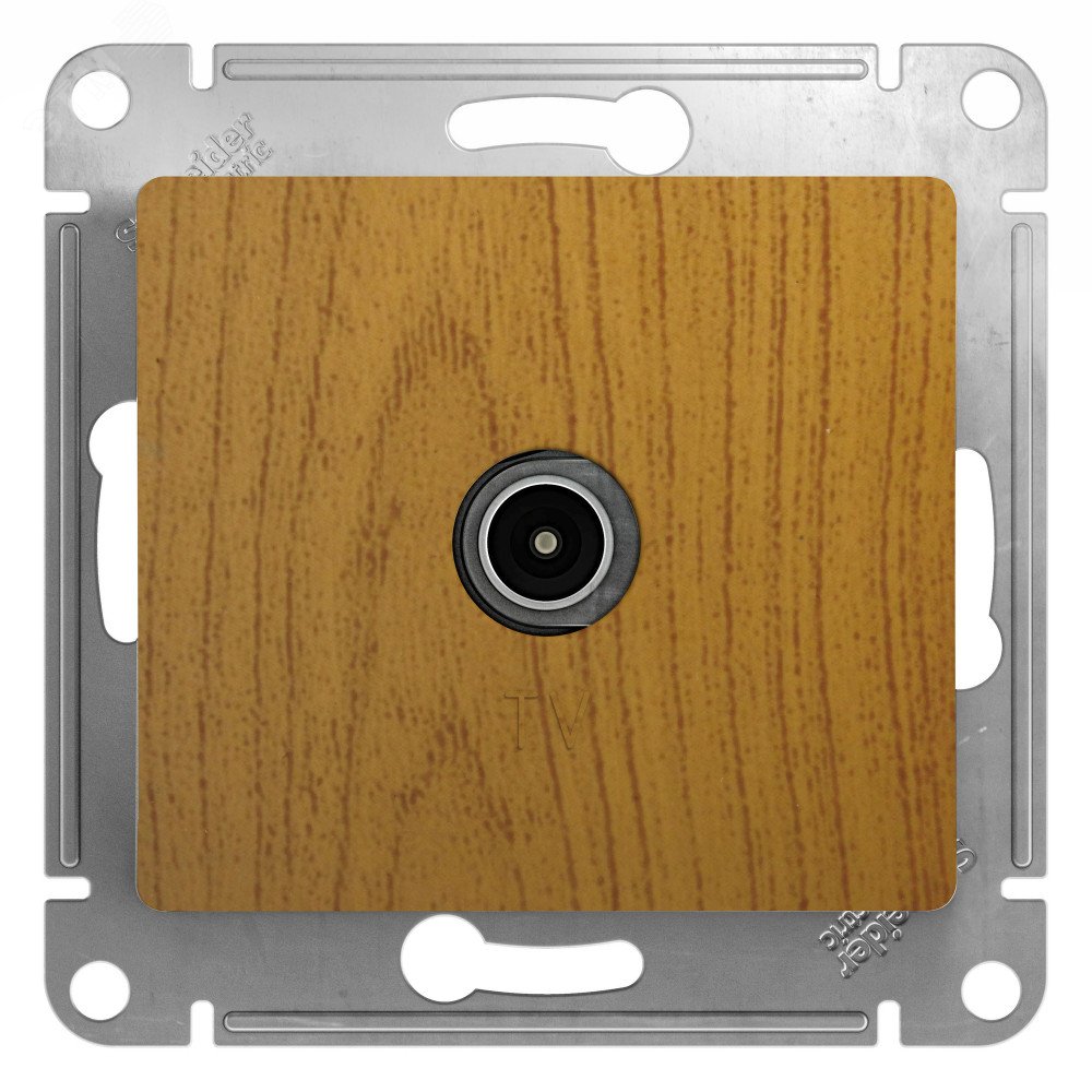 Изображение товара Коннектор GLOSSA TV антенна механизм дерево дуб (шт)