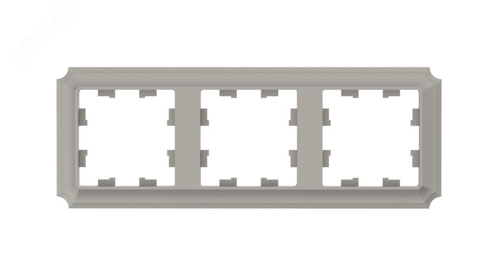 Изображение товара ATLASDESIGN ANTIQUE 3-постовая рамка шамань для электросистем IP20