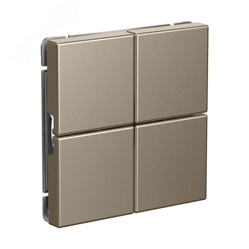 ARTGALLERY 4-клавишный ВЫКЛЮЧАТЕЛЬ СЦЕНАРНЫЙ, сх. 1,  ШАМПАНЬ - фото 2