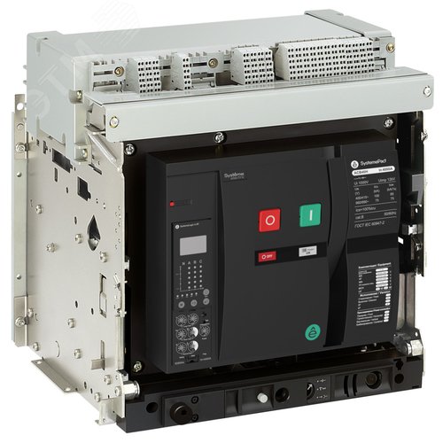 Изображение товара Выключатель автоматический воздушный SYSTEMEPACT ACB 12H 3P 6.0E ВЫК,ГП MCH+MX+XF AC230V (шт)