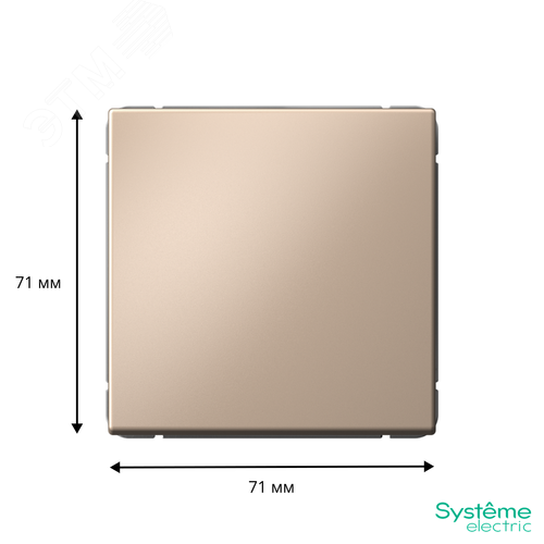 ARTGALLERY 1-клавишный ВЫКЛЮЧАТЕЛЬ КНОПОЧНЫЙ, механизм, быстрозажимные клеммы, ПЕСОЧНЫЙ - фото 6