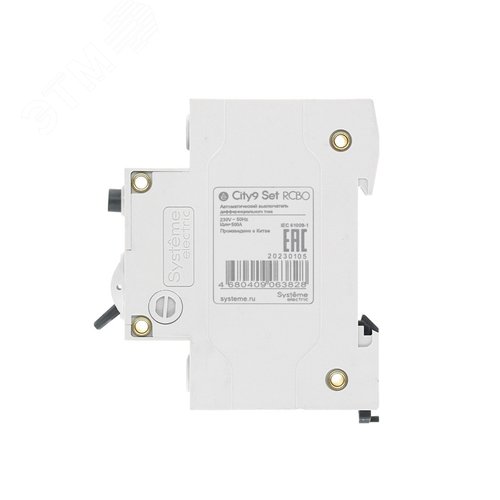Выключатель автоматический дифференциального тока (Автоматический выключатель дифференциального тока АВДТ) 1P+N С 10А 4.5kA 30мА Тип-A 230В City9 Set - фото 4
