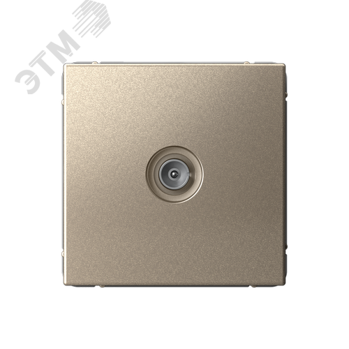 ARTGALLERY TV ТВ розетка проходная 4DB, механизм, шампань - фото 1