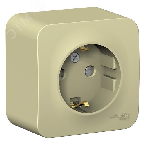 Изображение товара BLANCA О/У РОЗЕТКА с заземлением со шторками ИЗОЛ.ПЛ., 16А, 250В, БЕЖЕВЫЙ (шт)